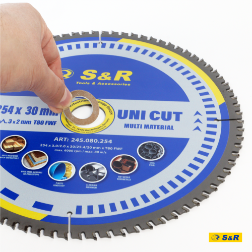Диск пиляльний універсальний S&R UniCut Meister FWF 254х30х3 мм Одеса