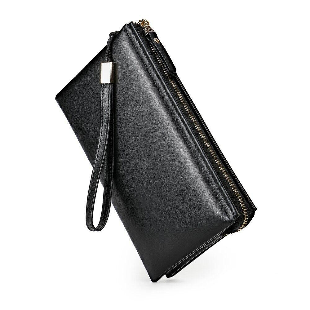 Мужская барсетка на запястье из кожи 20237 Vintage Черная Киев - изображение 4