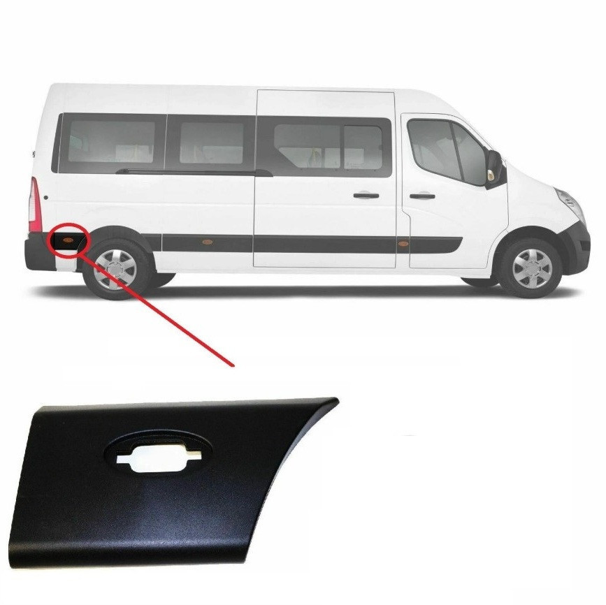Накладка кузову задня за правим колесом GP Renault Master 3 (768F30007R) Київ - фото 2