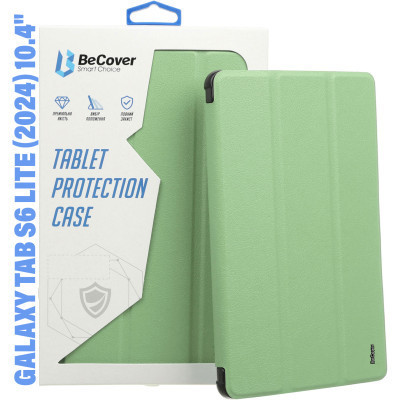 Чехол для планшета BeCover Soft Edge Stylus Mount Samsung Tab S6 Lite (2024) 10.4" P620/P625/P627 Green (710842) Винница - изображение 1