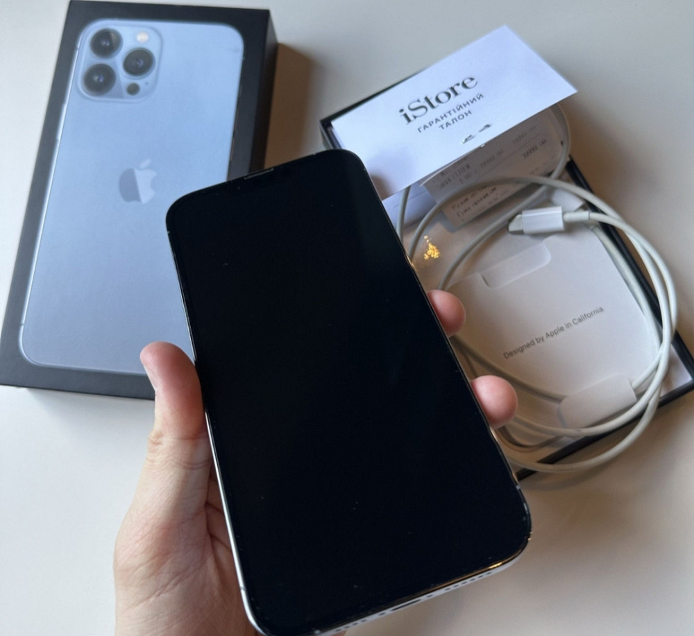 Айфон iPhone 13 Pro Max 256Gb. Sierra Blue Київ - фото 6