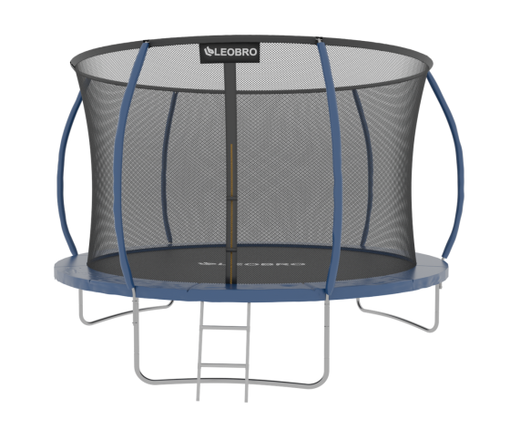 Батут дитячий LEOBRO Premium Pro 252 см із внутрішньою захисною сіткою 8FT Синій Київ