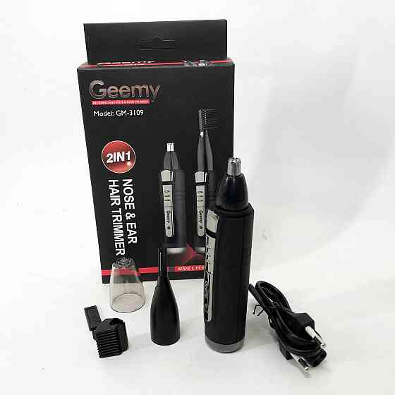 Тример для носа і окантовки GEMEI GM-3109 2в1, Тример для гоління вух бритва носа RI-14 Івано-Франківськ