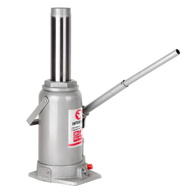 Домкрат "стовпчик" одноштоковий 30т, 285-465 мм INTERTOOL GT0029 Київ - фото 5