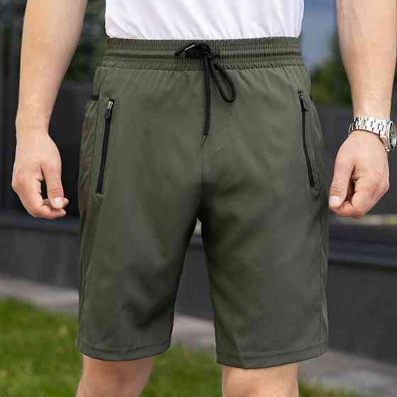 Чоловічі шорти прямого крою хакі Pobedov Vil'nyy Київ