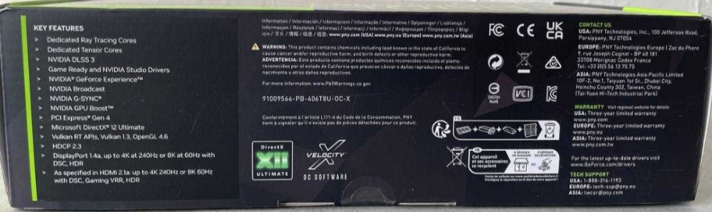 Видеокарта PNY GeForce RTX 4060 Ti 8GB OC XLR8 Gaming Киев - изображение 2