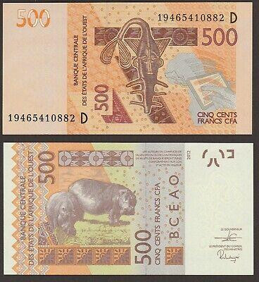 West Africa Mali Зап. Африка Малі / D - 500 Francs 2019 UNC Полтава - фото 1