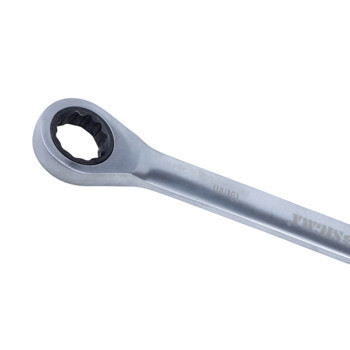 Набір ключів ріжково-накидних з тріскачкою 8-19 мм 11 шт (планшет) CrV Мукачево - фото 4