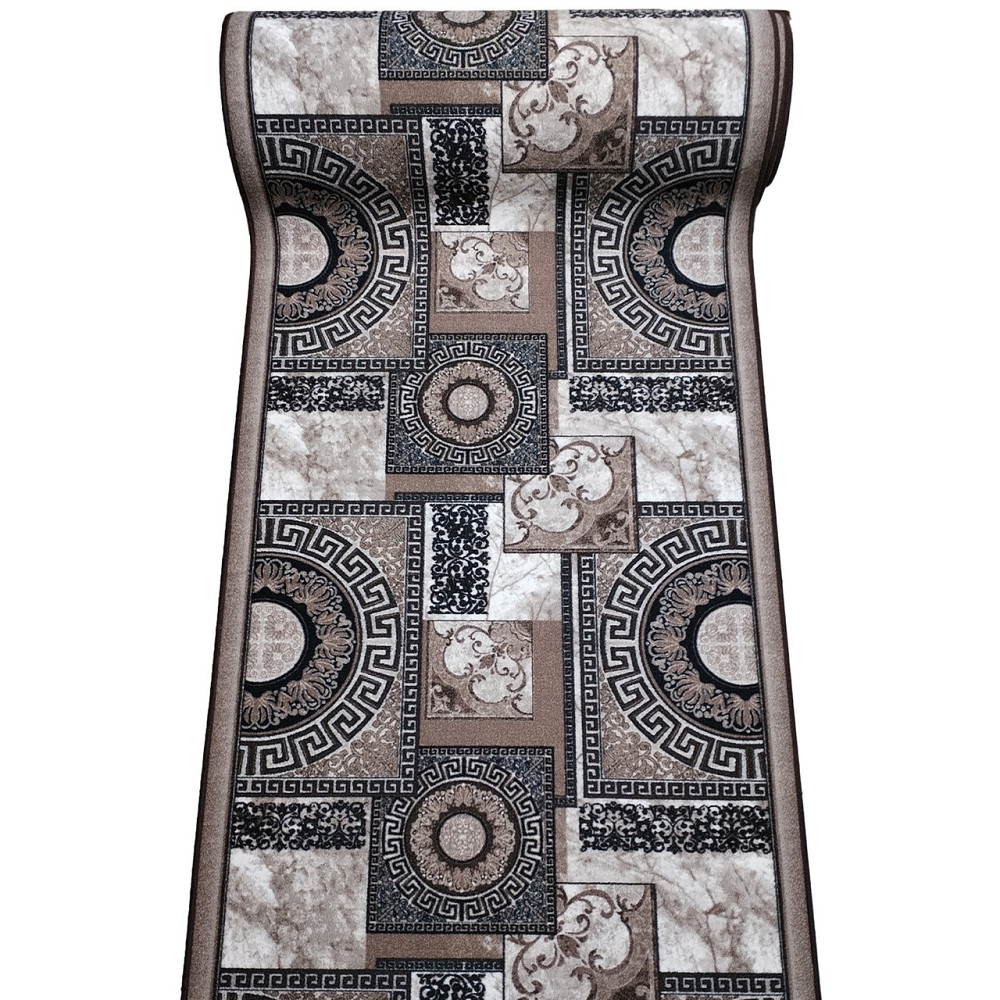 Килимова доріжка найкраща ціна, Версаче Сірий, Килим на виріз, Ширина 2м. Кам'янське - фото 1