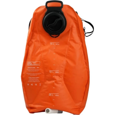 Душ портативный Flextail Tiny Shower Bag із ємністю та насосом 20 л помаранчевий (TSB-650) Вінниця - фото 8