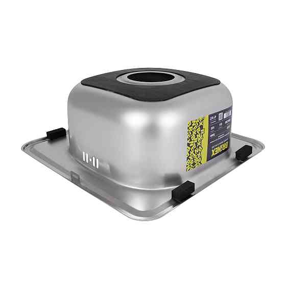 Кухонная мойка Brinex 3838 0,6 мм Satin (BRIN3835SAT06) Киев