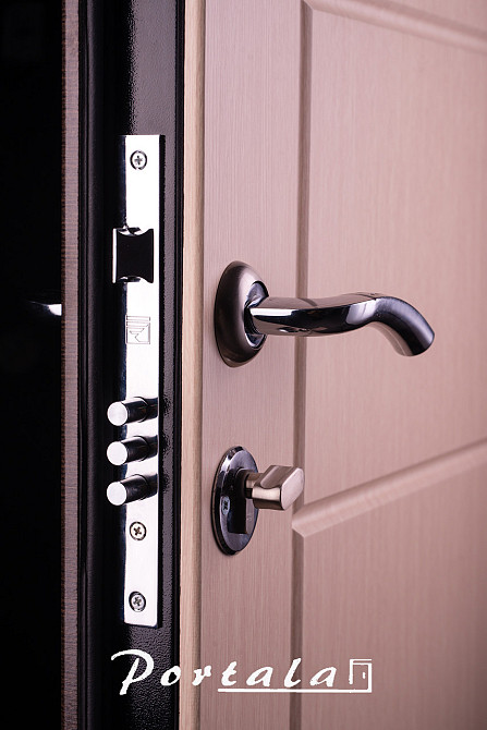 Двери квартирные, серия Элегант, модель Токио, гнутый профиль, 2 контура уплотнения, 2 замка Киев - изображение 3