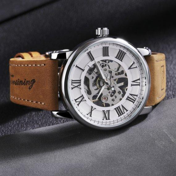 Мужские механические наручные часы Forsining Vintage Pro Киев - изображение 8