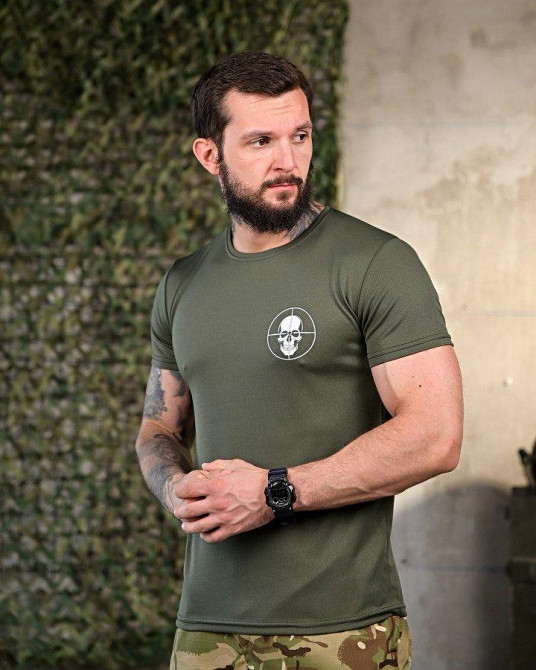 Тактическая потоотводящая футболка One Shot ПП4654 Одесса - изображение 8