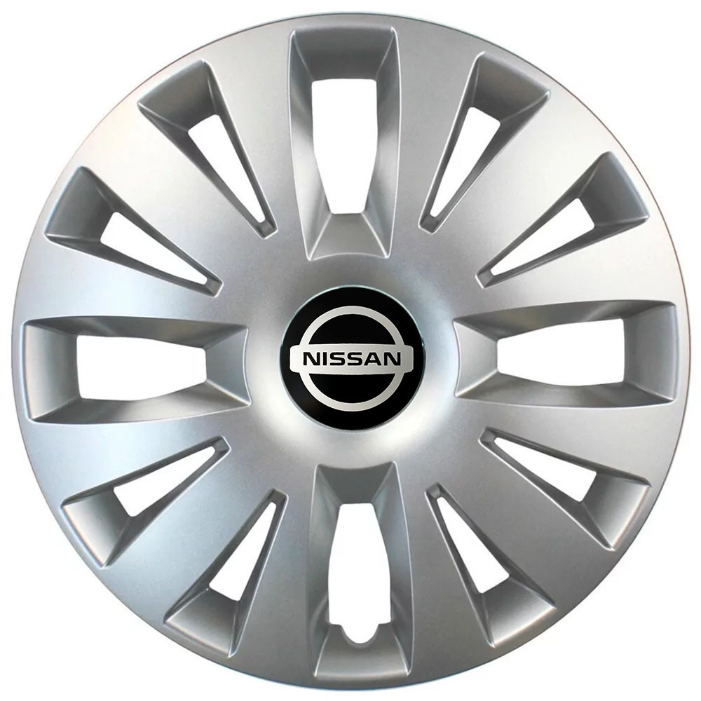 Автомобильные модельные колпаки R15 Nissan 324 4шт, SJS, серебряные Киев - изображение 1