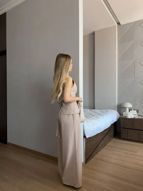 Жіночий костюм 2-ка — стильний костюм із костюмки Туреччина Одеса - фото 20