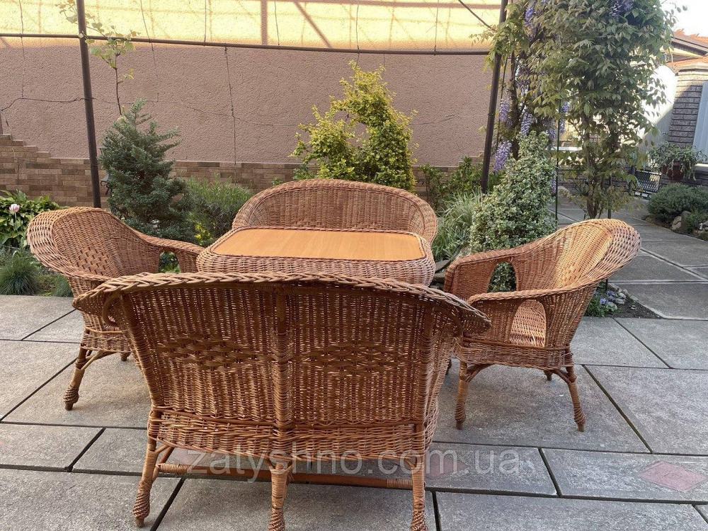 Плетеная мебель из лозы  с 2 диванами Киев - изображение 7