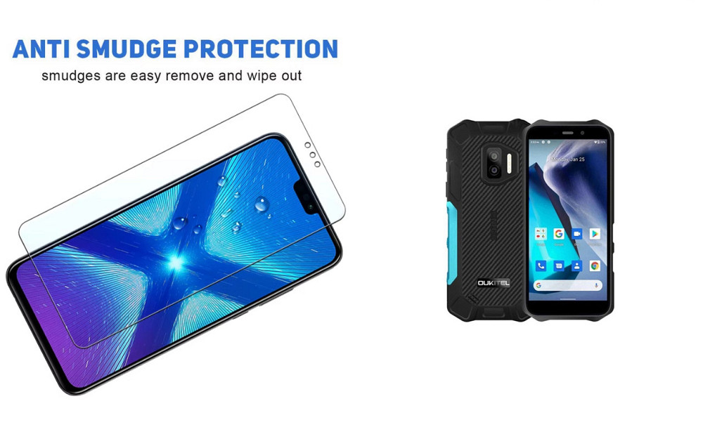 Захисне скло NeoGlass для Oukitel WP12, WP12 Pro – надпрозоре та стійке Київ - фото 3