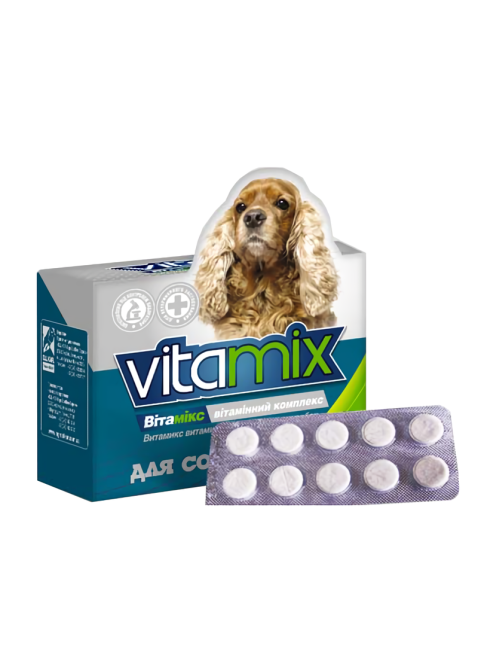 Вітамікс для собак №100 табл Блістер (мультивітамінний комплекс) Вінниця - фото 1