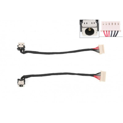 Разъем питания ноутбука с кабелем ASUS PJ1059 (5.5mm x 2.5mm), 6-pin, 14 см (A49113) Винница - изображение 1