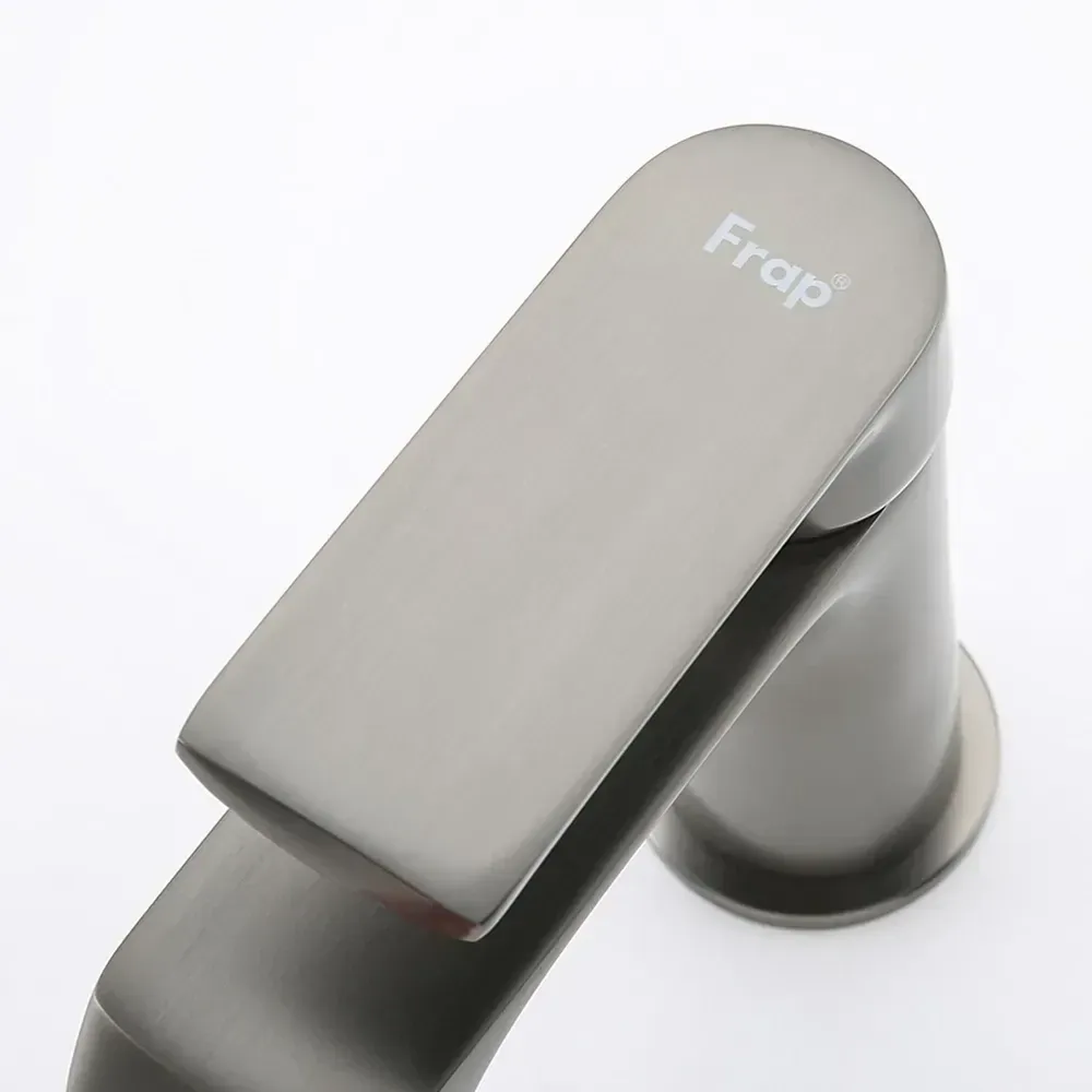 Змішувач для умивальника Frap F1071-9 графіт Київ - фото 5