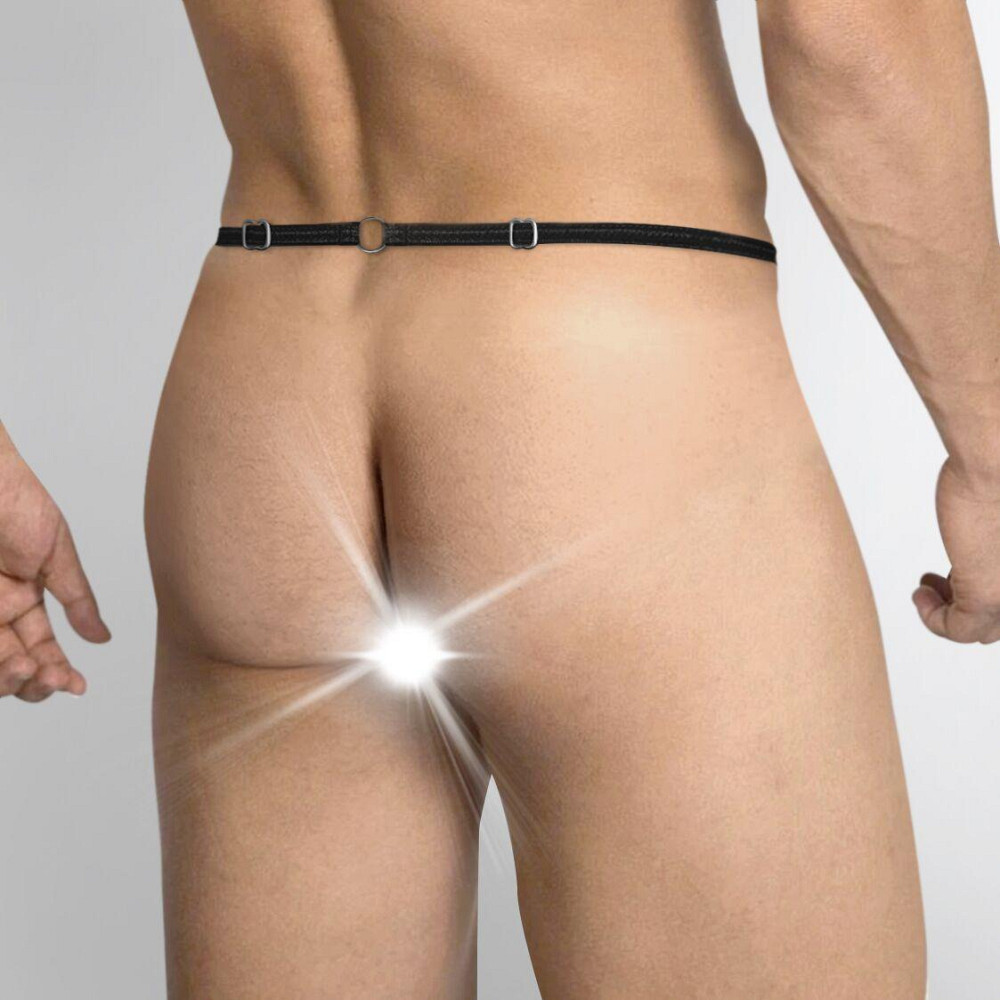 Чоловічі труси XS-2XL із силіконовою анальною пробкою Art of Sex - Joni plug panties size L Black Sex Aura Київ - фото 2