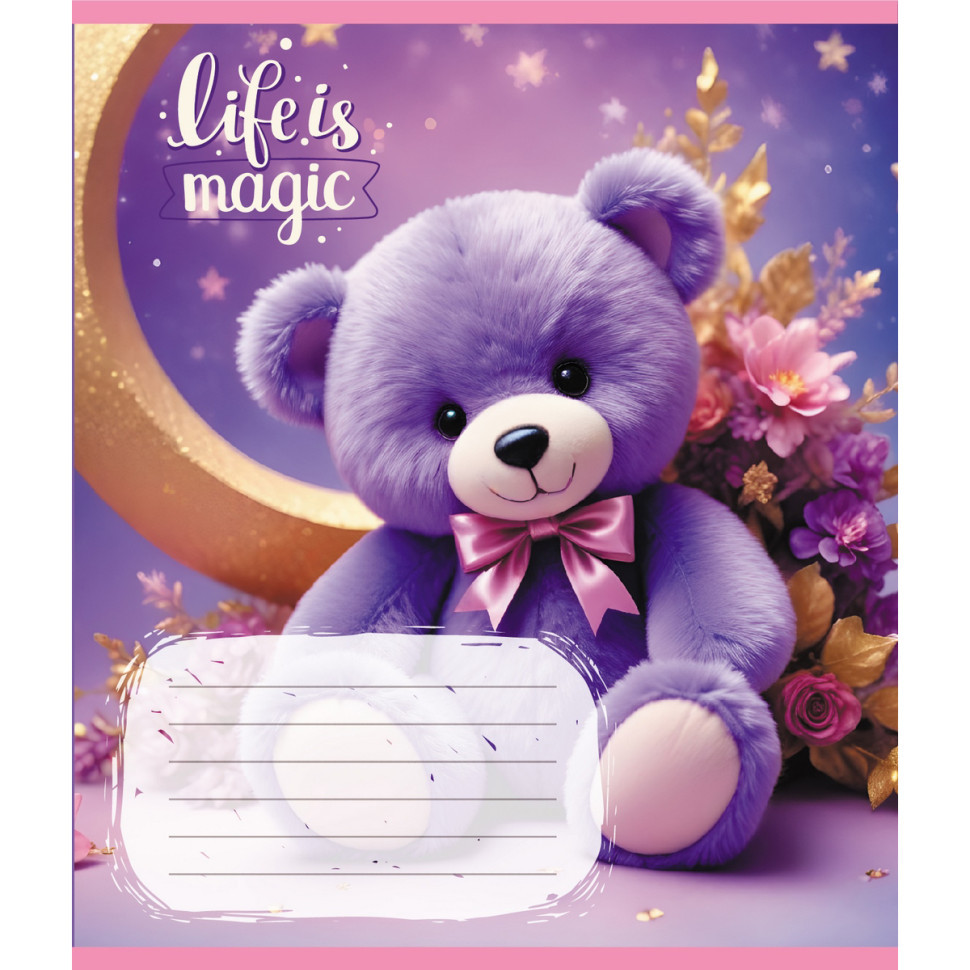 Зошит учнівський "Тедді" 012-500363K-2 в клітинку, 12 аркушів Вінниця - фото 1