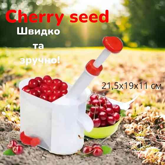 Машинка Cherry seed WB-1260 для быстрого удаления косточек из вишни, черешни и оливок, пластик, ручн Киев