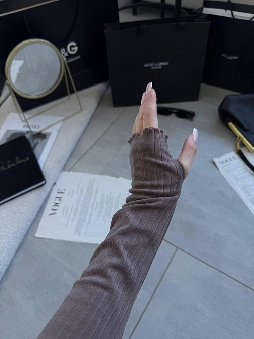 Женский теплый базовый гольф из ангоры рубчик Мокко, 42/46 Одесса - изображение 4