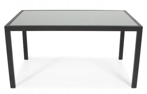 Комплект садових меблів IBIZA eDomator на 4 особи, металевий, з сірими подушками (Польща) Київ