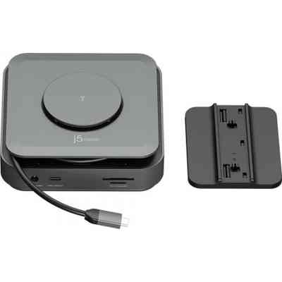 Порт-репликатор J5create Dock-Station USB-C 10-in-1 (HDMI/PD/USB-A/USB-C/LAN) (JCD3199-N) Винница