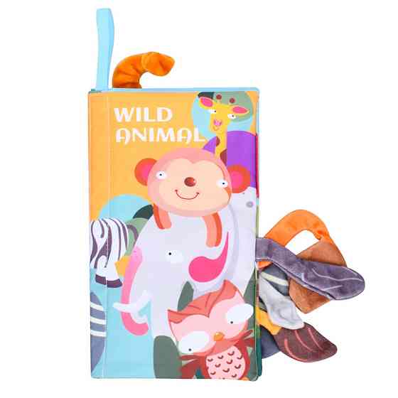 Развивающая книжка-шуршалка 668-230(Wild animal) английские слова Винница