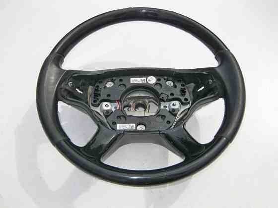 Mercedes-Benz  A2214606503 9E38 Рульове колесо - кермо чорна шкіра Designo з деревом рояльний лак чорний S-Class W221 Одеса