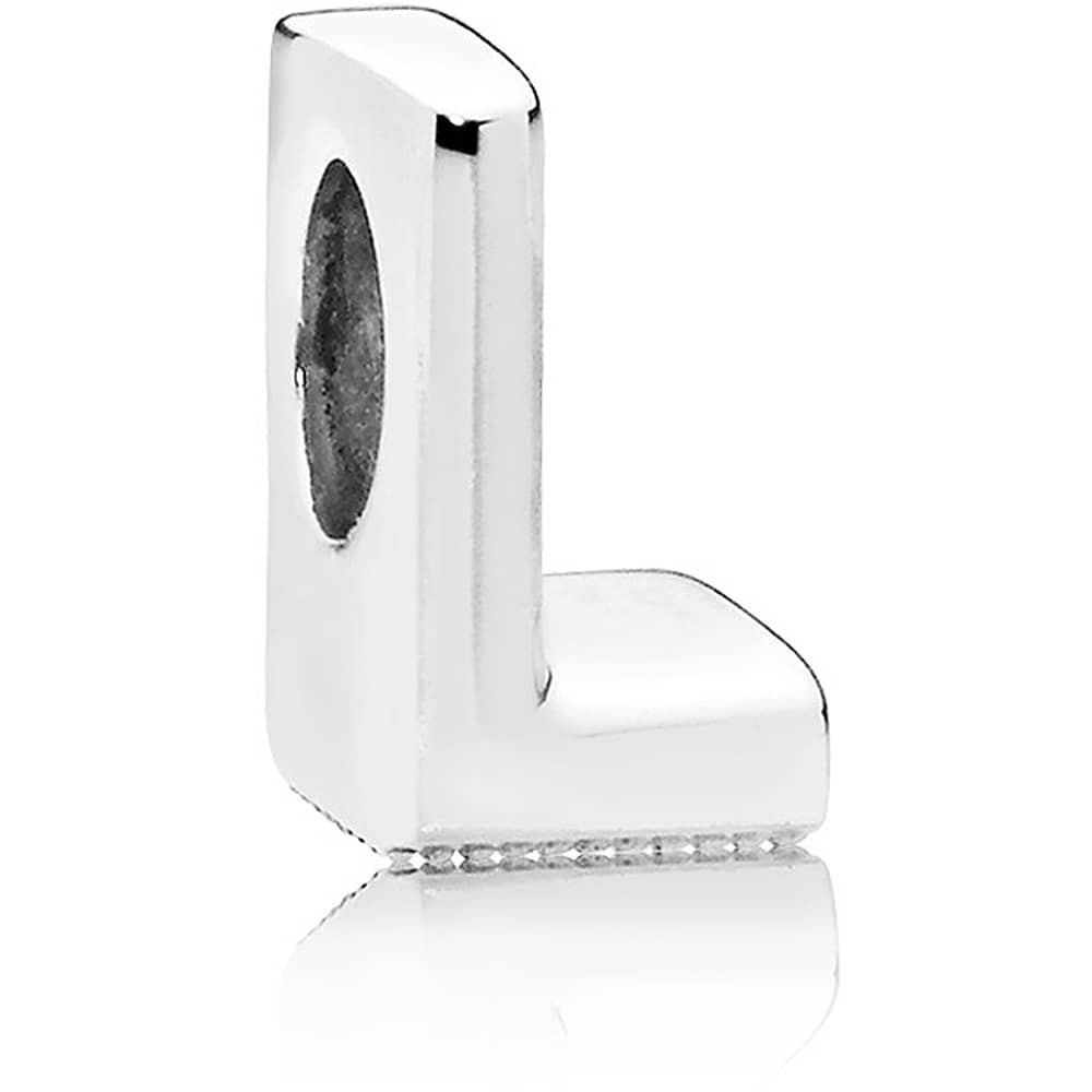 Срібна намистина Пандора  "Літера L" 797466 MasterSem Київ - фото 1