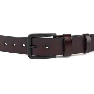 Ремень Vintage Мужской кожаный Коричневый (20221) Винница