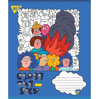 Зошит Yes А5 Ukraine 96 аркушів, лінія (766251) Вінниця