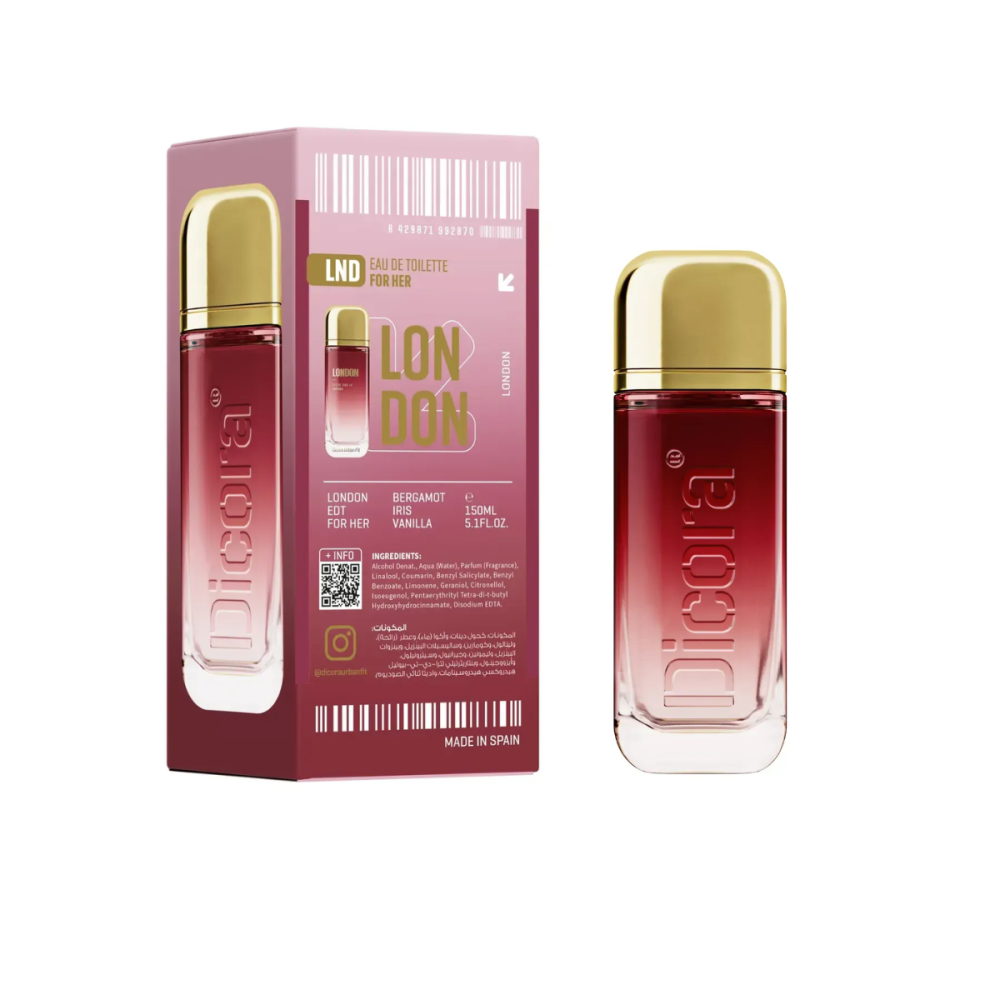 Туалетна вода жіноча Лондон Dicora Urban Fit 150 мл Київ - фото 2
