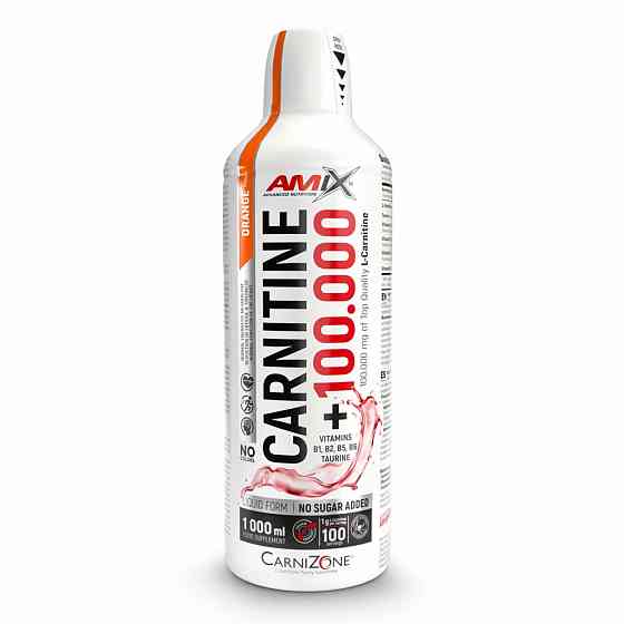 Жиросжигатель Amix Nutrition Carnitine 100.000 1000 мл, Orange Луцк