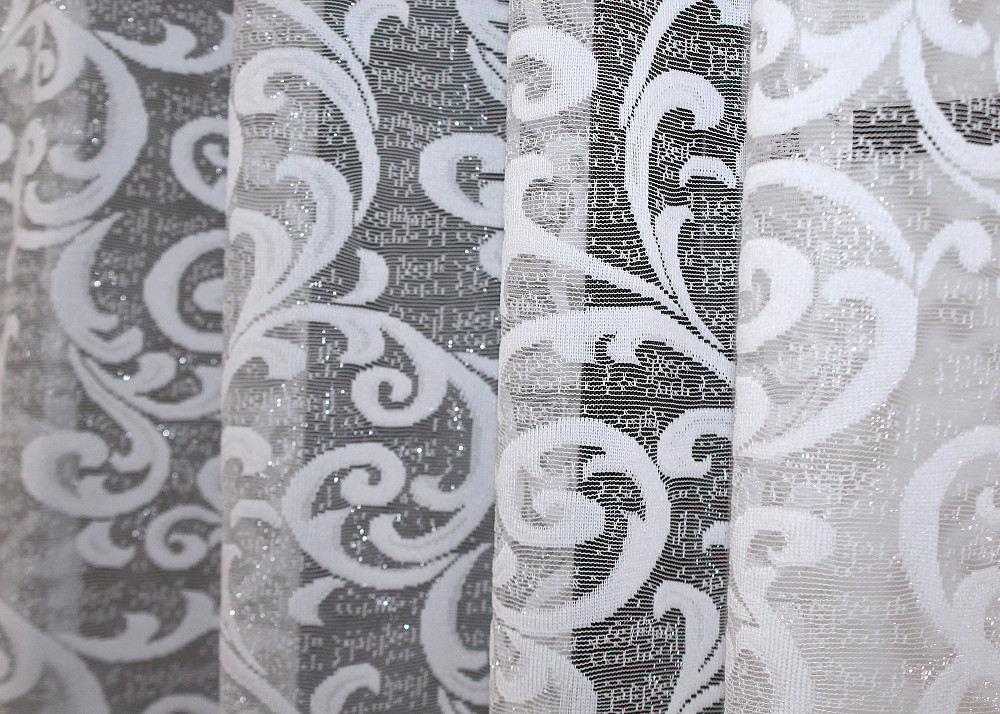 Тюль VR-Textil 693т Jak-1 Жаккард Белый 400х160 см (42-0797) Киев - изображение 4