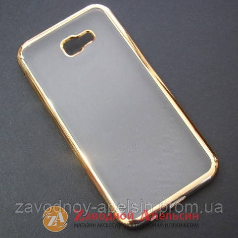 Samsung A7 2017 A720 чохол Electroplating gold Одеса - фото 1