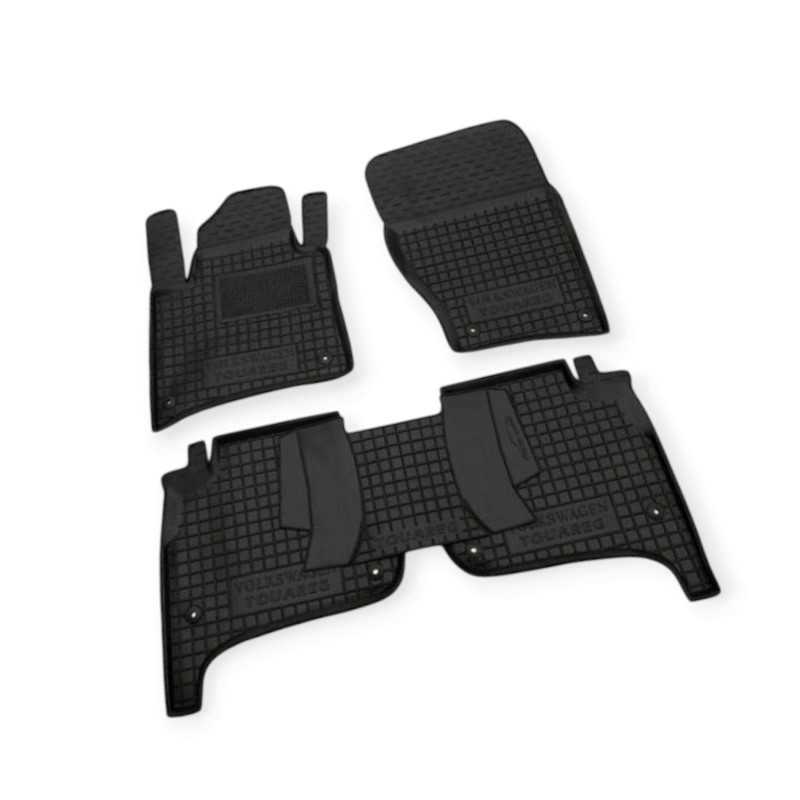 Коврики салона автомобиль Фольцваген Touareg, Porsche Cayenne (2010-2018) борт 2,5 см, с перемычкой Мукачево - изображение 1