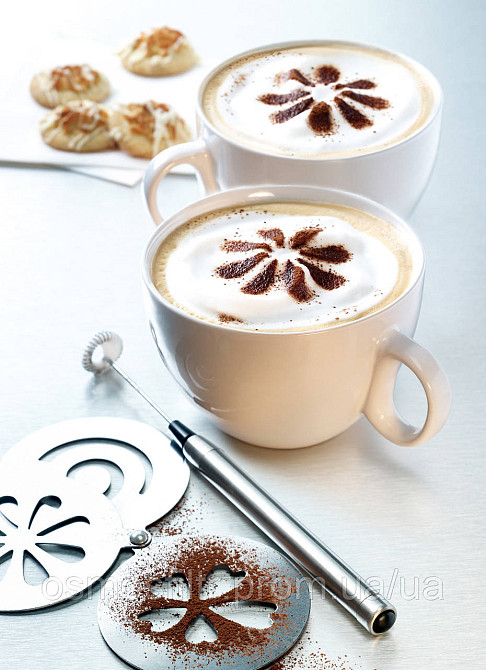 Спінювач молока Axentia батарейки 2 x AA не входять в комплект 3.5x20x2.5 см (290575) Київ - фото 6