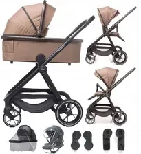 Дитяча коляска 4Baby Wózek 2W1 Foster Spacerowy Przód-Tył Dla Dziecka Z Gondolą + Dodatki Київ