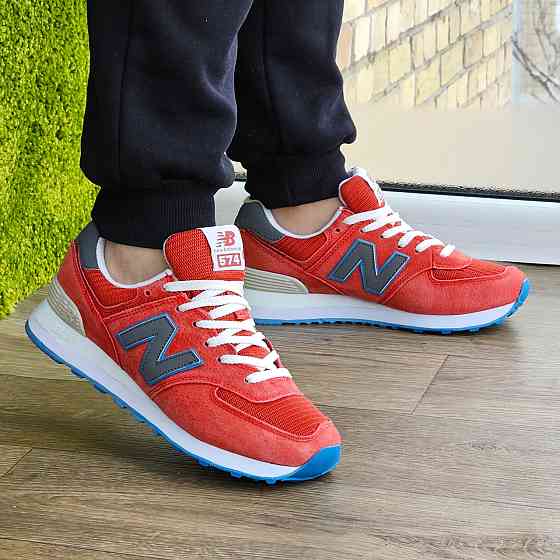 Чоловічі Кросівки New Balance 574 Червоні Нью Баланс (розміри: 41,43,45) Відео Огляд Дніпро