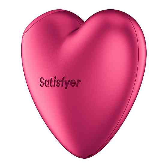 Вакуумний стимулятор-серце з вібрацією Satisfyer Cutie Heart Battery Series Sex Aura Київ