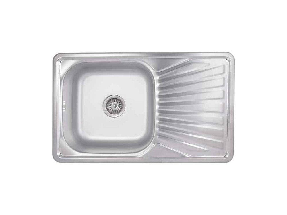 Мойка врезная 780х480х180мм 1 7848, Satin 0,8мм BRIN7848SAT08 ТМ Brinex Киев - изображение 1