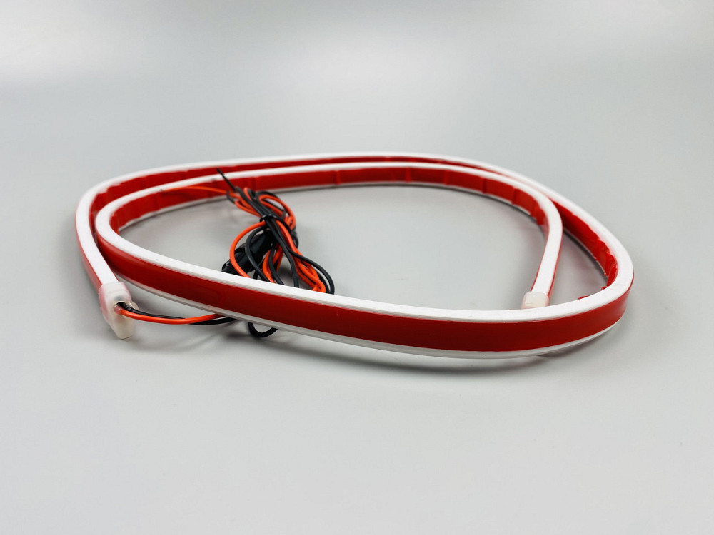 Стрічка LED додаткового підсвічування фар Гнучка світлодіодна смуга освітлення денні ходові вогні Мукачево - фото 2