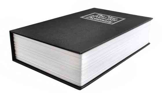 Металевий Сейф у вигляді книги з 2 ключами 24х15.5 см Malatec (1212) Нововолинськ