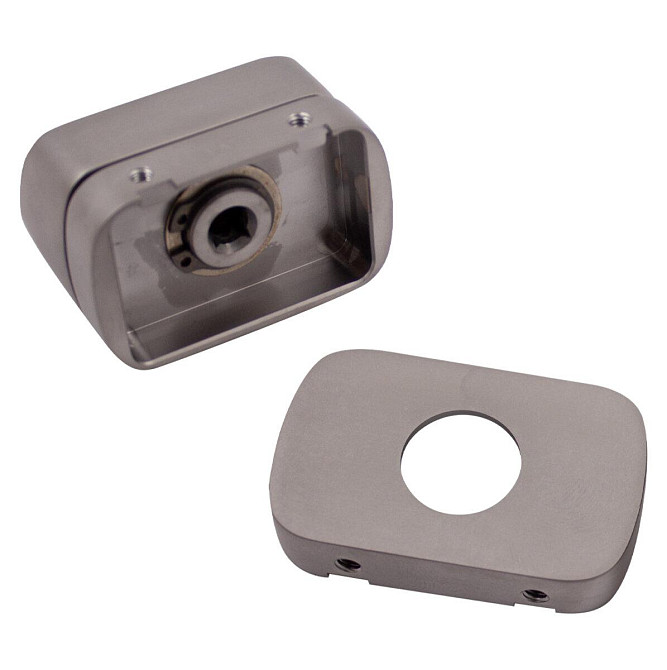 Дверная накладка под WC M&T Minimal2.0 148312 TIN-C хром матовый Киев - изображение 3