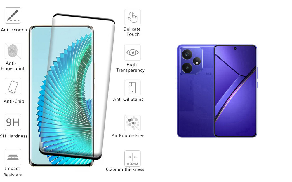 Захисне скло HyperGlass Pro для realme Neo7 – максимальна чутливість та захист Київ - фото 2